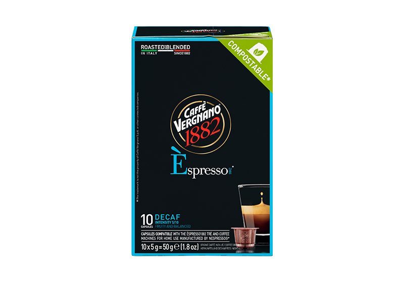 Kapseln Decaffeinato – Kompatibel Nespresso